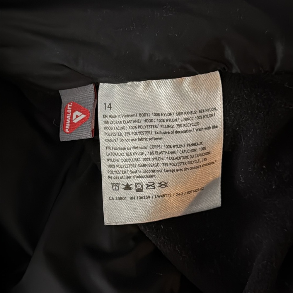 Lululemon Another Mile Hooded Full Zip Vest Sz 14 in Black! - Picture 12 of 12